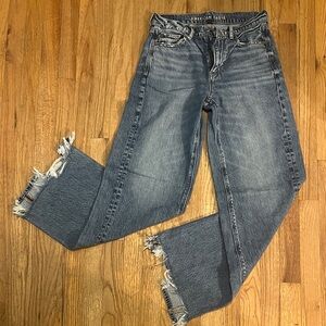 American Eagle Outfitters Super High-Rise Baggy Wide Leg Jean 2-LONG